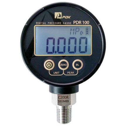 PDK PDR100 Digital Pressure Gauge – 0.5% FS Accuracy, 68mm Display