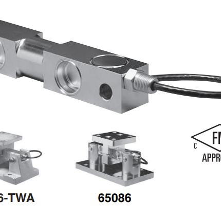 Model 65016-W Welded, Stainless Steel Double-Ended Shear Beam Load Cell