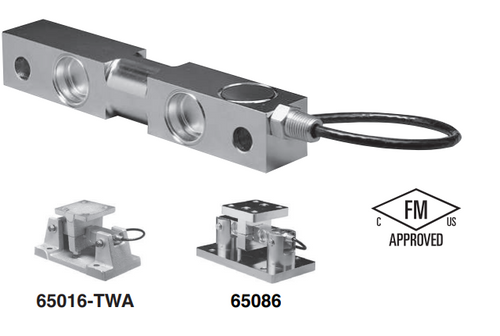 Model 65016-W Welded, Stainless Steel Double-Ended Shear Beam Load Cell