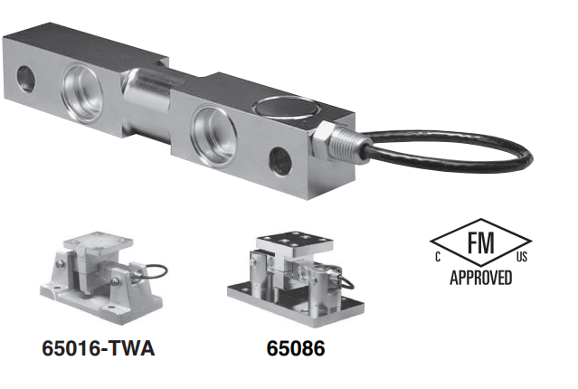 Model 65016-W Welded, Stainless Steel Double-Ended Shear Beam Load Cell