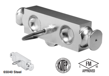 Model 65040W Steel, Welding Sealed Double-Ended Shear Beam Load Cell
