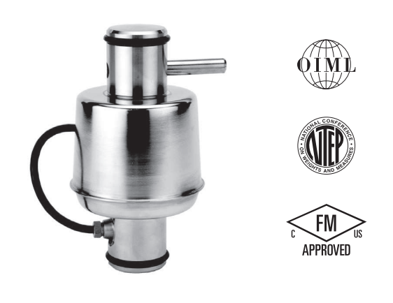 Model 65114 Stainless Steel, Single-Column Compression Load Cell