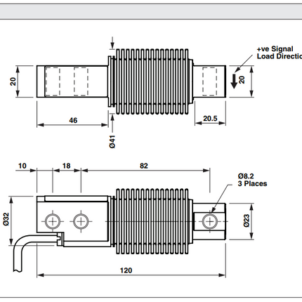 Model- 355 Welded, Hermetically Sealed Load Cell