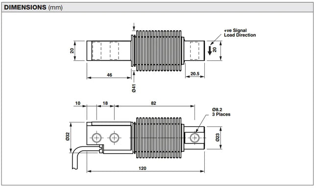 Model- 355 Welded, Hermetically Sealed Load Cell