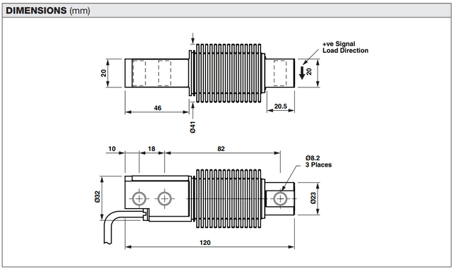 Model- 355 Welded, Hermetically Sealed Load Cell