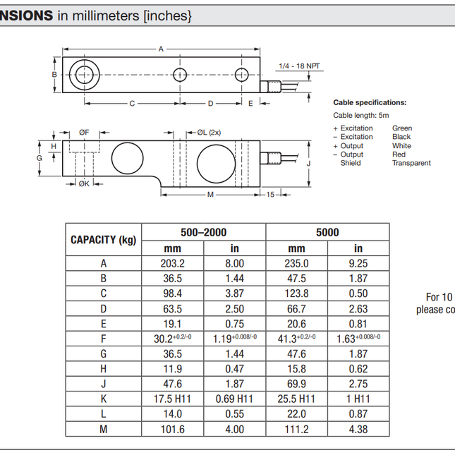 Model HPS Single-Point Load Cell