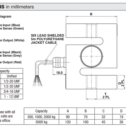 Model 620 S-Type Stainless Steel Load Cell