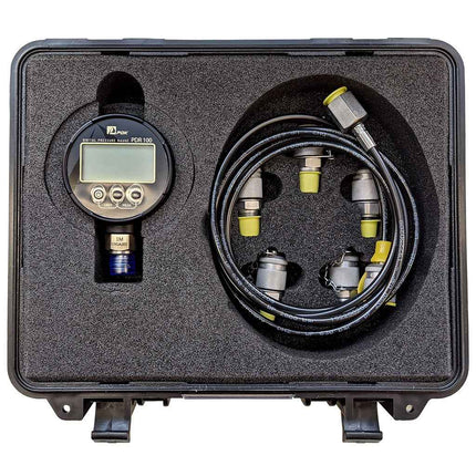 PDR Digital Pressure Test Kits – PDR100 or PDR250 Gauge