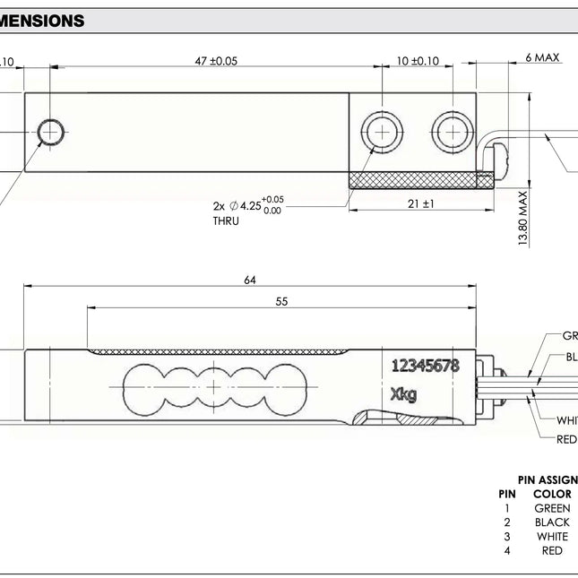 Model 1005 Tedea Huntleigh Single-Point Aluminum Load Cell