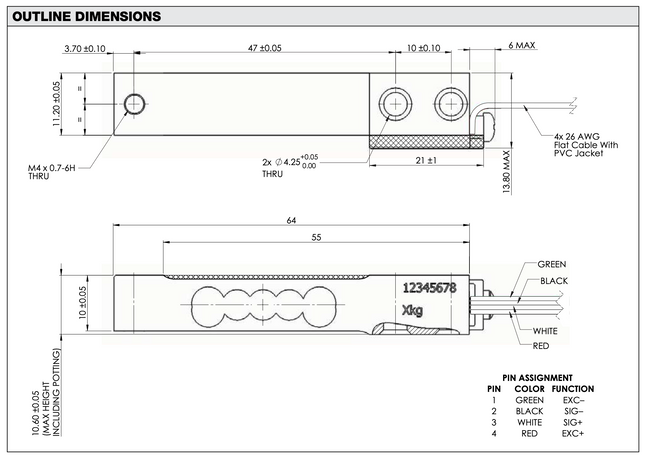Model 1005 Tedea Huntleigh Single-Point Aluminum Load Cell