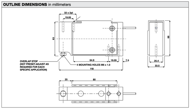 Model 1010/1015 Tedea Huntleigh Aluminum Single-Point Load Cell