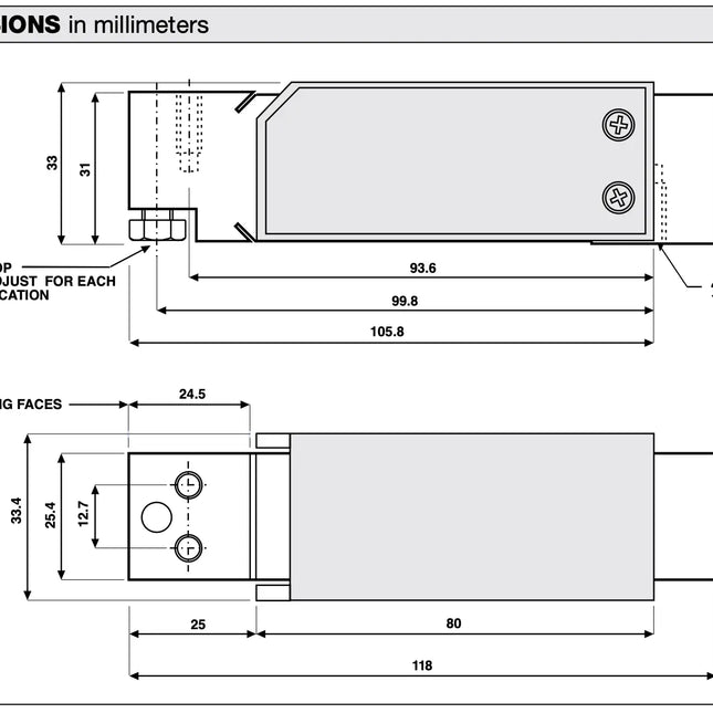 Model 1030 Tede-Huntleigh Low Profile Single-Point Load Cell