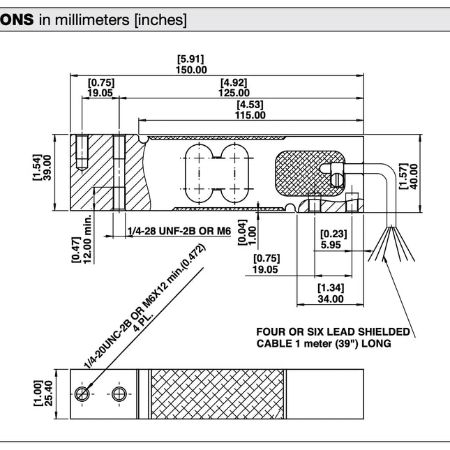 Model 1142 Single-Point Stainless Steel Load Cell