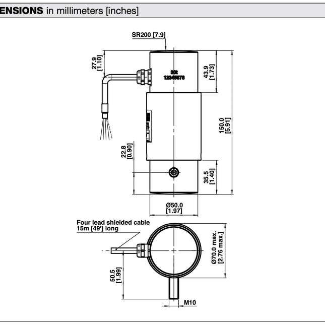 Model 116 Revere Rocker Column Load Cell