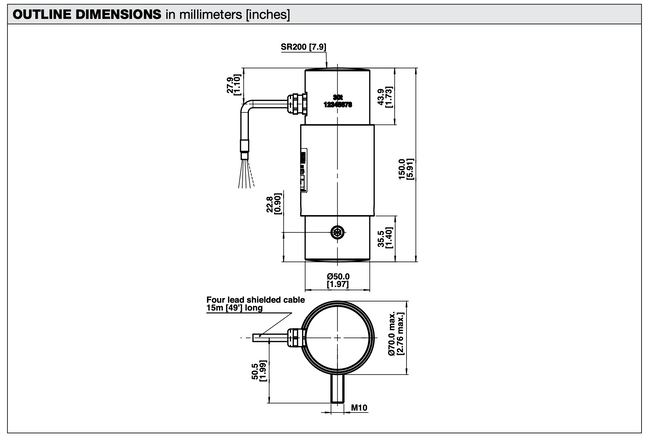 Model 116 Revere Rocker Column Load Cell